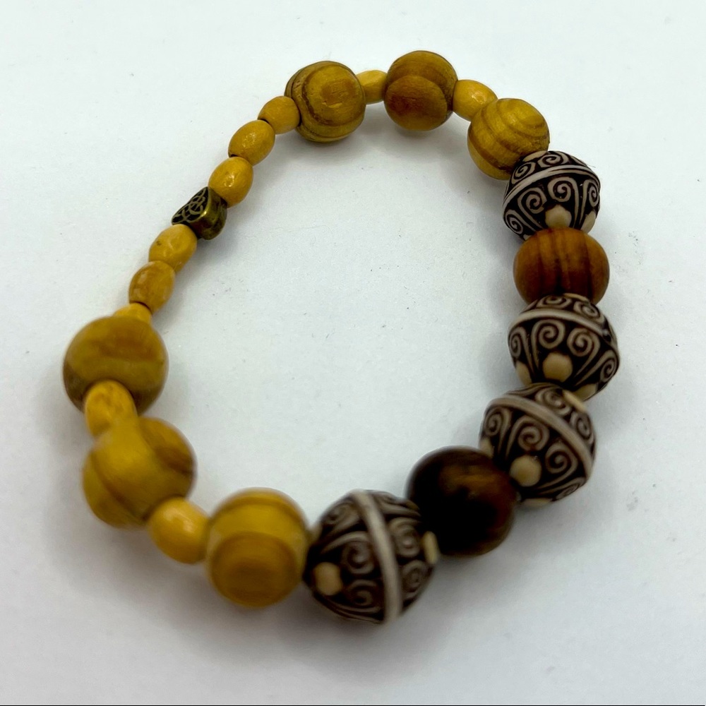 Boho bracelet wood handmade
